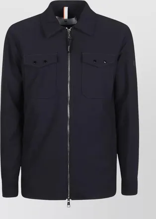 PMDS Premium Mood Denim Superior zip jacket with long sleeves and chest pockets