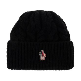 Moncler Apr&egrave;s-Ski Muts - Dames - Accessoires - Zwart - Maat: ONE Size Wol