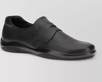 Prada leather slip-on loafers