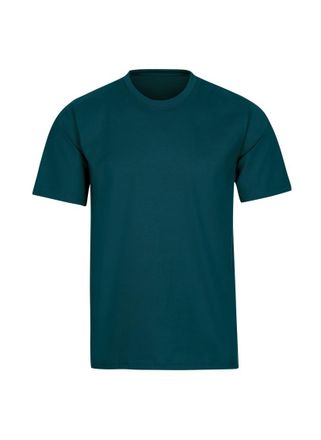 Trigema T-Shirt TRIGEMA TRIGEMA T-Shirt aus 100% Baumwolle, Herren, Gr. XXL, blau (saphir), 100% Baumwolle, Basic, Shirts T-Shirt