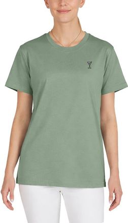 Dalix Womens Martini Lightweight Relaxed Jersey Tee in Sage at Nordstrom, Size X-Large