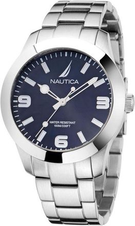 Nautica Grijze RVS Dresswatch