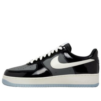 Nike Air Force 1 Low Black Iron Grey Patent IB7676-001