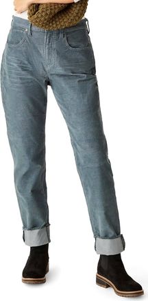 Carve Designs Carson Cord High Rise Jeans In Slate