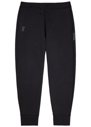 On Focus Tech Cotton-blend Sweatpants - Black - XL