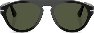 Persol Occhiali da sole ovali - Nero