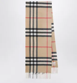 Burberry Cashmere scarf with Check motif