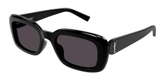 Saint Laurent SL M130/F Asian Fit 001 Mens Sunglasses Black Size 53 - Free RX Lenses - Free RX Lenses