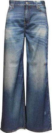 Golden Goose Dames, Jeans, Blauw, Maat: XS Katoen