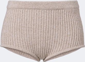 Magda Butrym Shorts in lana a coste