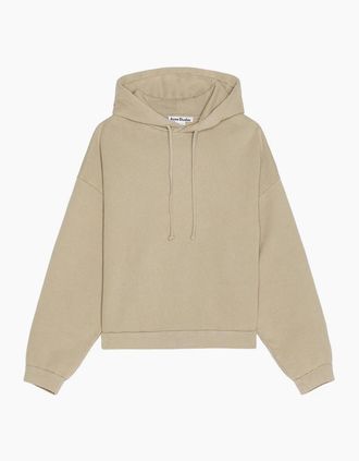 Acne Studios Mens Acne Studios Hooded Sweater in Beige - Cream - Size: 42