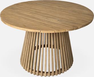 Sweeek Mesa De Comedor De Madera Interior/exterior De 4 Plazas