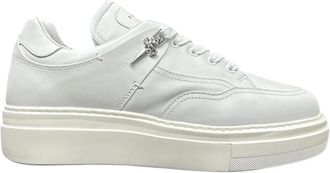 Cesare Paciotti Witte lage sneakers - Heren - Sneakers - Wit - 42 EU - Schoenen