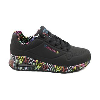 Skechers Schoenen, Dames, Zwart, 41 EU, Stijlvolle Damessneakers