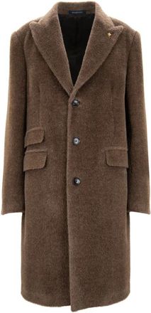 Sartoria Latorre Single-Breasted Jas - Heren - Mantel - Bruin - M - Katoen - Jassen
