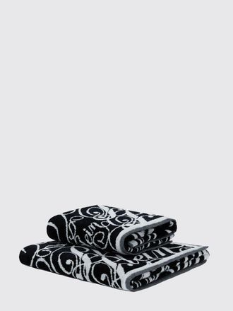 Philipp Plein Set 2 asciugamani in spugna di cotone con logo jacquard
