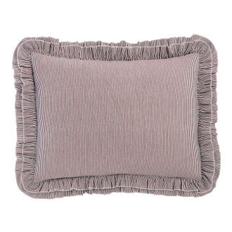 Ballard Designs Effie Ruffled Sham - Brown - Brown King - Ballard Designs