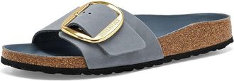 Birkenstock Madrid Big Buckle - Oiled Leather Womens Sandals Basalt Gray : EU 42 (US Womens 11-11.5) Narrow