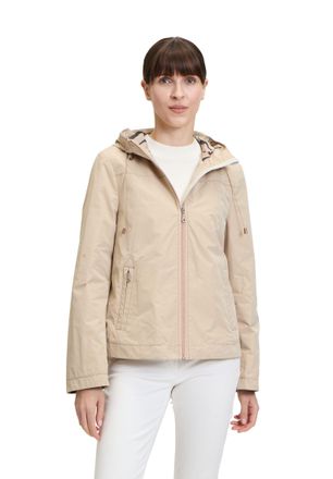 Gil Bret Outdoorjacke GIL BRET, Damen, Gr. 44, beige (desert beige), Obermaterial: 100% Polyester, unifarben, A-Linie taillenbedeckt, ohne Ausschnitt, gerader 