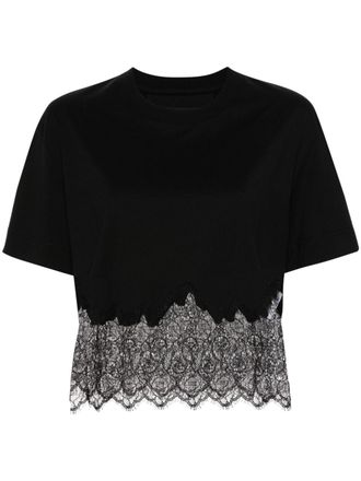 Givenchy T-shirt crop - Nero