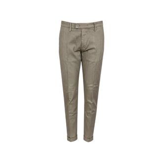 Re-hash Heren, Broeken, Beige, Maat: W33 Leer