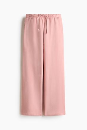 H&M Weite Joggpants - Hellrosa