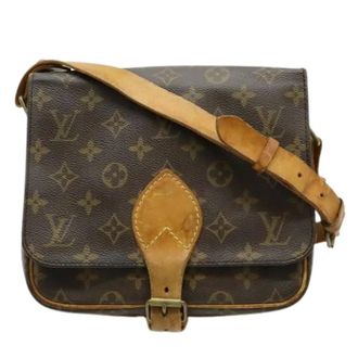 Louis Vuitton Pre-owned Cross Body Bags, female, Brown, Size: ONE SIZE Pre-owned Canvas Cross Body Bag