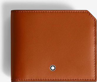 Montblanc Brieftasche aus Glattleder Soft 6cc Rust