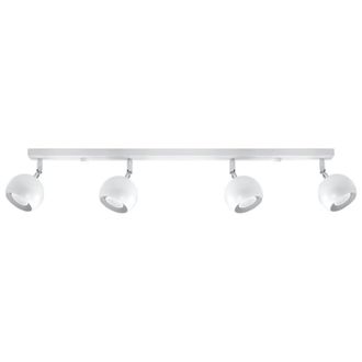 Sollux Lighting L&aacute;mpara de techo blanco acero alt. 16 cm