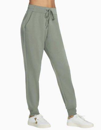 Skechers Womens Skechers Skechluxe Elevate Womens Taupe Joggers - Grey - Size: 16