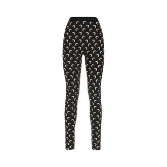 Marine Serre Leggings, female, Multicolor, Size: S Allover Moon Leggings