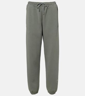 adidas by Stella McCartney Pantaloni sportivi in pile di misto cotone