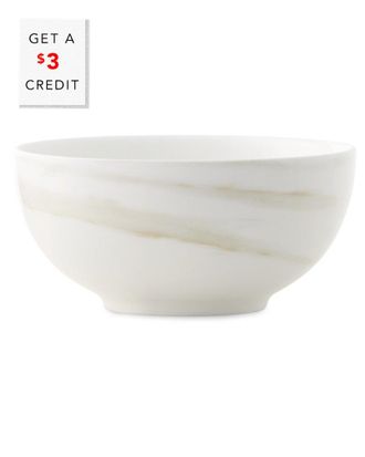 Wedgwood Vera Wang for Wedgwood 6in Vera Venato Imperial Cereal Bowl with $4 Credit