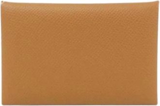 Herm&egrave;s Pre-owned Card Case - - Pre-owned - Donna - Marrone - ONE SIZE