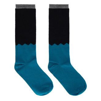Red Valentino Socks, female, Blue, Size: S/M Knee-high Socks