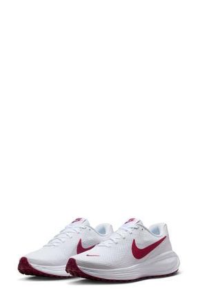 Nike Revolution 8 Running Shoe in White/Sweet Beet/Platinum at Nordstrom Rack, Size 5.5