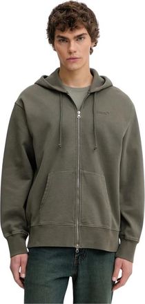 Levi's Authentic Full Zip - Heren - Vesten met rits - Blauw - S - Katoen - Hoodies & sweatvesten