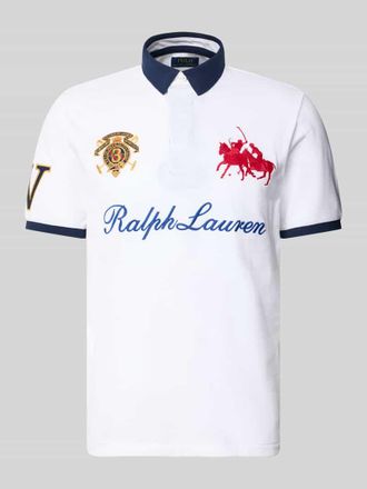 Polo Ralph Lauren Regular Fit Poloshirt aus reiner Baumwolle in Weiss, Gr&ouml;&szlig;e XXL