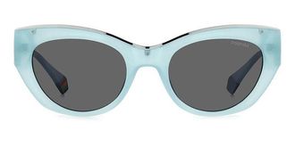 Polaroid PLD 6199/S/X Polarized MVU/M9 Womens Sunglasses Blue Size 50