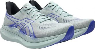 Asics Mens Glideride Max 2 Sneakers In Cold Moss/cobalt Burst