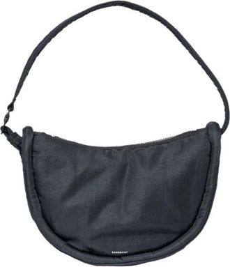 Sandqvist Curve Halfmoon Bag Mini Umh&auml;ngetasche - | blau
