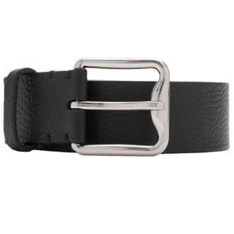 Burberry B Buckle Shield Leather Belt, Size 110