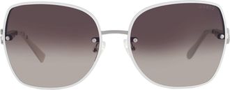 Guess Brown Gradient Butterfly Ladies Sunglasses GF6119 10F 61