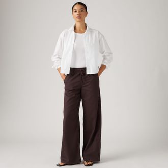 Levi's Essential Wide Leg Pants - Womens - XS - Brown