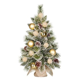 Black Box Trees &Aacute;rbol de navidad artificial kaprun blanco c&aacute;lido h60xb39xl39cm