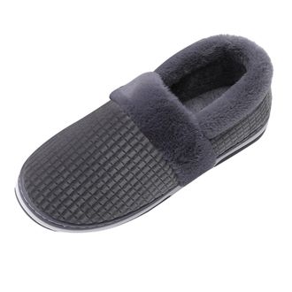 Generic Soft Flop Flip Plush House For Men On Slippers Slippers Shoes Slip Mens Warm Mens Slipper Mens Slippers Size 13 Extra Wide Monogram (Grey, 7)