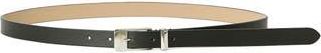 B-Low The Belt Cairo Thin Leather Belt in Black/Silver at Nordstrom Rack, Size X-Small