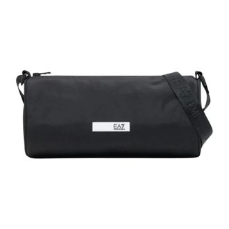 Emporio Armani Cross Body Bags, male, Black, Size: ONE SIZE Shoulder Bag in Technical Fabric