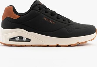 Skechers Mens Skechers 183004/BLK UNO - SUITED ON AIR Mens Trainers Black - Size: 10.5