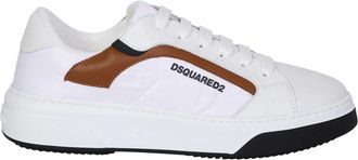 Dsquared2 M2579 Sneakers - Heren - Sneakers - Wit - 42 EU - Leer - Schoenen